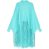 IZIA Pullover oversized turquesa