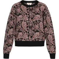 Usha Pullover ecru / castanho / preto