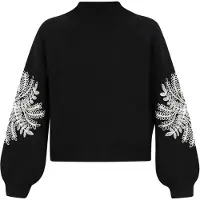 IZIA Pullover preto / prata