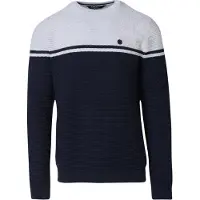 KOROSHI Pullover navy / cinzento claro