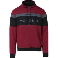 KOROSHI Pullover cinzento escuro / vermelho / preto