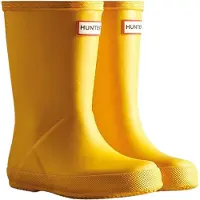 Hunter Bota de borracha amarelo / vermelho / branco