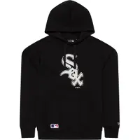 New Era Sweatshirt 'Sudadera negra sox nfl regular hoody chiwhi' preto