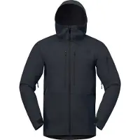 Norrøna - Casacos ski - Lofoten Flex1 Jacket M Caviar Black para Homem - Softshell - Tamanho M - Preto