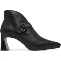 Hispanitas para mulher. HI254244 Botas de couro Atlanta preto (37), 5 a 8cm, Zíper, Casual