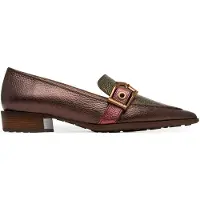 Hispanitas para mulher. CHI254262 Sapatos de couro castanho Turin (36), Marrom, 1 a 3cm, Nenhum, Casual