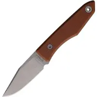 Big Idea Design USA Lookout USA-LO-NAT-NITROV, Stonewashed Nitro-V, Natural Micarta faca fixa, Mak Kelsay design