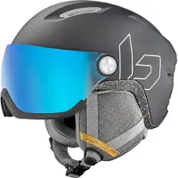 Bolle - Capacetes ski homem - V-Atmos Black Matte para Unissexo - Tamanho 52-55 cm - Cinzento