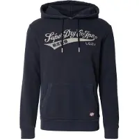 Superdry para homem. M2014232A Sweatshirt da marca Heritage Preto descontraído (M), Casual, Algodão, Manga comprida