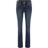 Pepe Jeans para mulher. PL2047305AA Calças de ganga Straight Mary azul (27/30), Casual, Algodão, Denim