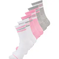 Converse Kids Meias Basic Wordmark Crew 6 Pares