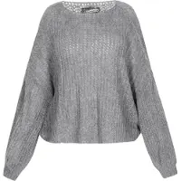 Dreimaster Pullover oversized cinzento