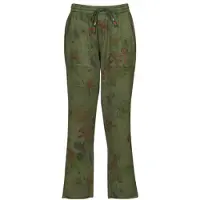 Desigual Calças finas / Sarouels PANT_MICKEY CAMO FLOWERS mulheres - Cáqui - EU XL