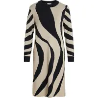 Vila Vestido Midi De Manga Comprida Tif