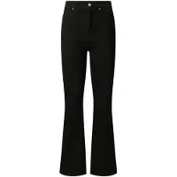 Pepe Jeans para mulher. PL2100021 Calça Flare Willa preta (26/32), Preto, Casual, Algodão