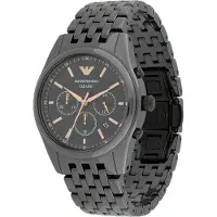 Emporio Armani Relógios analógicos azul claro / ouro rosa / preto