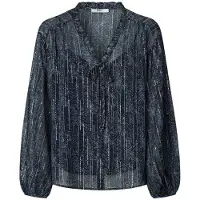 Pepe Jeans para mulher. PL3051281 Blusa Mey azul (XL), Casual, Viscoso, Manga comprida