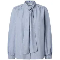 Pepe Jeans para mulher. PL3051285 Blusa Loratycy azul (L), Casual, Algodão, Manga comprida
