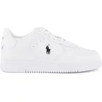 Ralph Lauren para homem. 809891791009 Ténis de couro liso branco (43), Plano, Cordão, Casual