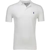Ralph Lauren para homem. 710941439002 Pólo em piqué esticado Custom Slim Fit branco (XL), Casual, Algodão, Manga curta