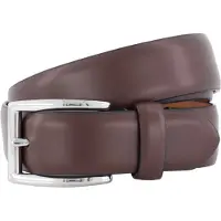 Ralph Lauren para homem. 405913730001 Cinto de couro castanho (34), Marrom, Casual, Clássico, Pele