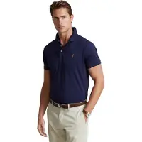 Ralph Lauren Camisa azul escuro / caramelo / vermelho