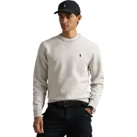 Ralph Lauren para homem. 710888284002 Camisola de malha dupla cinzenta (S), Casual, Cinza, Algodão