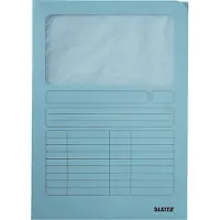 Leitz Pasta protocolo com janela | | Cartão | A4 | Azul (100 unidades)
