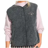 Billabong - Marcas - Be Happy Vest W Black Sands para Mulher - Tamanho XS - Cinzento
