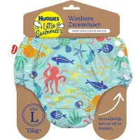 Little Swimmers Fralda De Natação Reutilizável Hls-6 Debaixo Do Mar Tamanho 5