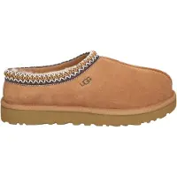 Ugg para mulher. 1174470 Socas Tasman II em pele castanha (39), Couro, Marrom, Plano, Nenhum, Casual