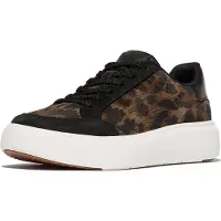 FitFlop para mulher. E6I-D24 Sapatos de camurça com estampado animal RTG (38), Animal print