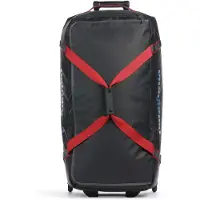 Patagonia - Marcas - Black Hole Wheeled Duffel 100L Smolder Blue w/Amanita Red para Unissexo - Navy