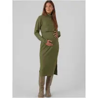 Mamalicious Vestido de malha 'Suniva' oliveira