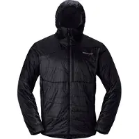 Norrøna - Vestuário caminhada - Falketind Thermo40 Zip Hood M Caviar Black para Homem - Tamanho L - Preto