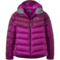 Rab - Casacos acolchoados ski mulher - Glaceon Pro Jacket W Mulberry Plum para Mulher - Tamanho 10 UK - Violeta