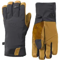 Rab - Luvas ski - Guide GTX Gloves Black Tan para Homem - Tamanho M - Preto