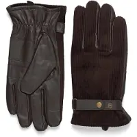 Barbour para homem. MGL0137 Luvas de pele Nelson castanho (L), Marrom, Casual