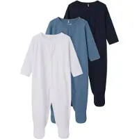 TWO SOON Pijama azul noturno / azul pombo / offwhite