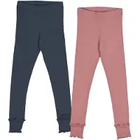 Müsli Leggings navy / rosa escurecido