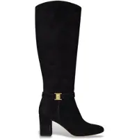 Ralph Lauren para mulher. 802967843001 Botas de couro Mate Poly preto (35), 5 a 8cm, Zíper, Casual