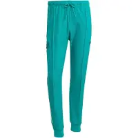Adidas Calças de desporto turquesa / preto / branco
