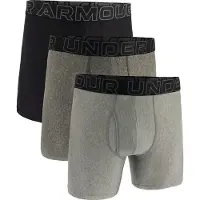Under Armour Boxers Performance Tech Solid 6´´ 3 Unidades