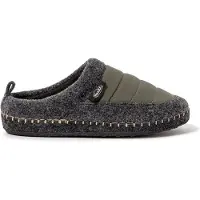 Nuvola Nuvola. Pantufa 'Zueco New Wool' verde escuro