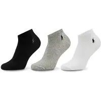 Ralph Lauren Meias 'Ghost Ped' acinzentado / preto / branco