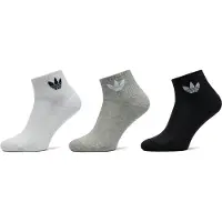 Adidas Meias de Cano Médio — 3 pares