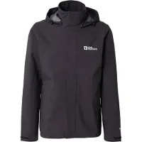 Jack Wolfskin Casaco outdoor 'Trailtime 2l' preto / branco