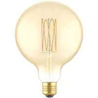 Creative Cables Lâmpada Led 2700k Golden Carbon Line Long Filament Globe 7w
