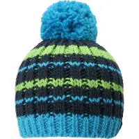 TROLLKIDS Gorros 'Hafjell' marinho / azure / verde relva