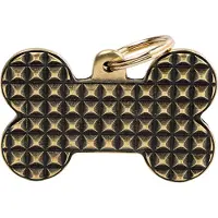 My Family Etiqueta De Identificação Para Animais De Estimação Bronx Big Bone Studs
